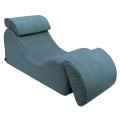 Aesthetic Wave Lounger, Turquise