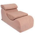 Aesthetic Wave Lounger, Powder Rose