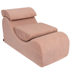Aesthetic Wave Lounger, Powder Rose
