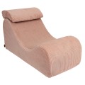 Aesthetic Wave Lounger, Powder Rose