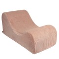 Aesthetic Wave Lounger, Powder Rose