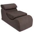 Aesthetic Wave Lounger, Brown