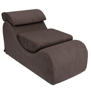 Aesthetic Wave Lounger, Brown