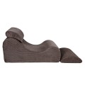 Aesthetic Wave Lounger, Brown