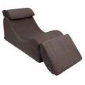 Aesthetic Wave Lounger, Brown