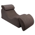 Aesthetic Wave Lounger, Brown