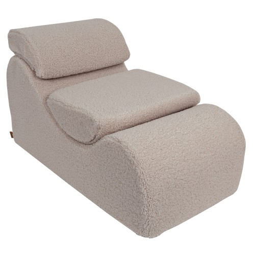 Bearly Wave Lounger, Light Grey