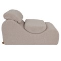 Bearly Wave Lounger, Light Grey
