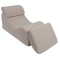 Bearly Wave Lounger, Light Grey