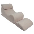 Bearly Wave Lounger, Light Grey