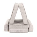 Aesthetic Pocket Basic Kids Sofa, Ecru