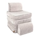 Aesthetic Pocket Basic Kids Sofa, Ecru