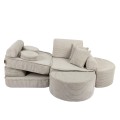 Aesthetic Pocket Max Kids Sofa, Ecru