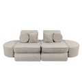 Aesthetic Pocket Max Kids Sofa, Ecru
