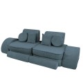 Aesthetic Pocket Max Kids Sofa, Turquise
