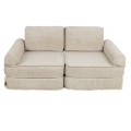 Aesthetic Pocket Plus Kids Sofa, Ecru