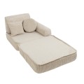 Aesthetic Pocket Plus Kids Sofa, Ecru