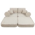 Aesthetic Pocket Plus Kids Sofa, Ecru