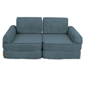 Aesthetic Pocket Plus Kids Sofa, Turquise