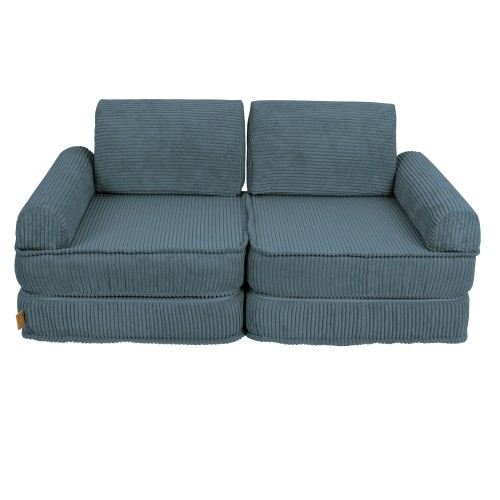 Aesthetic Pocket Plus Kids Sofa, Turquise